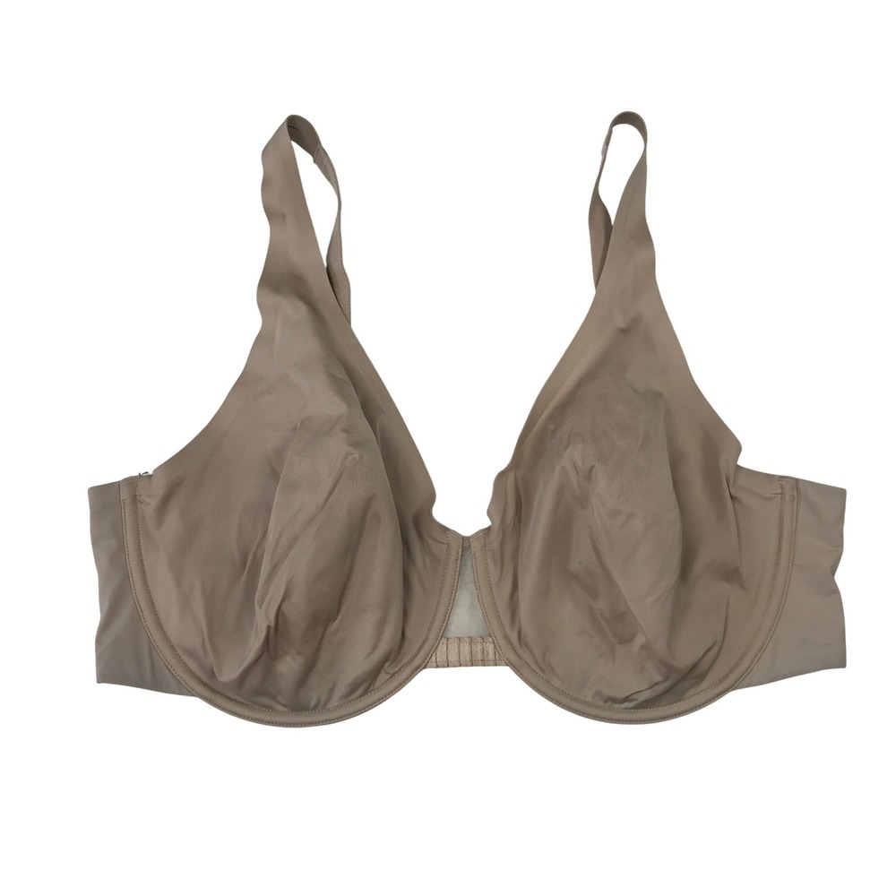 ThirdLove 24/7‎ Classic Uplift Plunge Bra Tan Nude Underwire 36E Microfiber